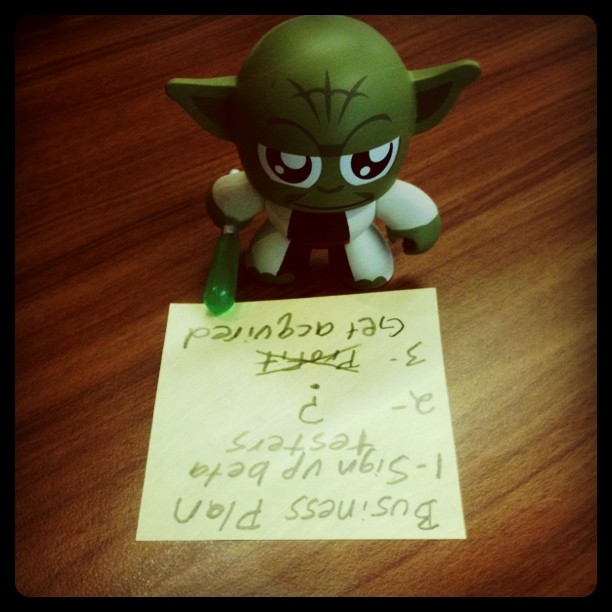 Yoda Lego Startup Biz Plan